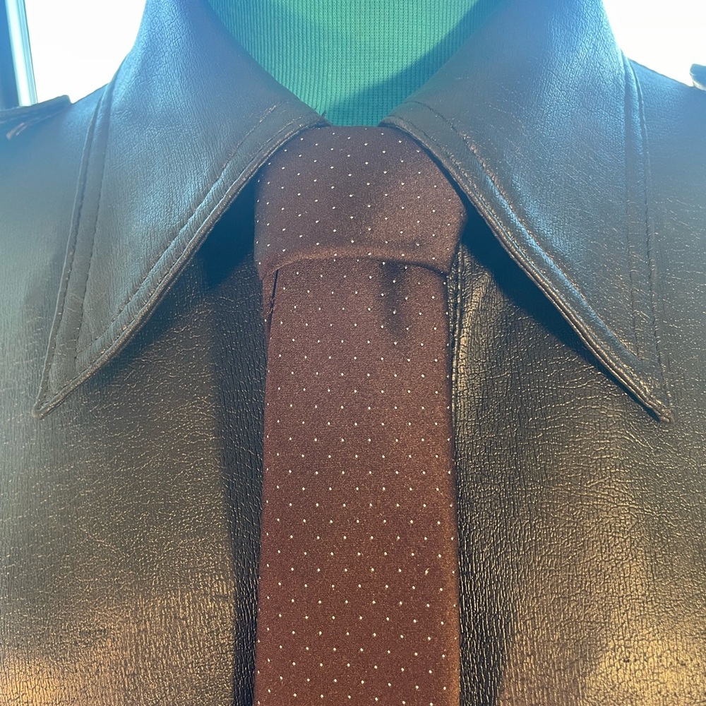 Paco Rabanne, Brown Polka Dot Tie